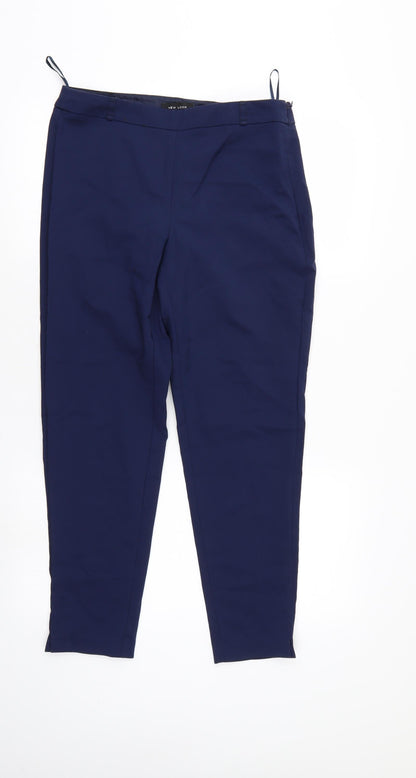 New Look Womens Blue   Trousers  Size 10 L27 in