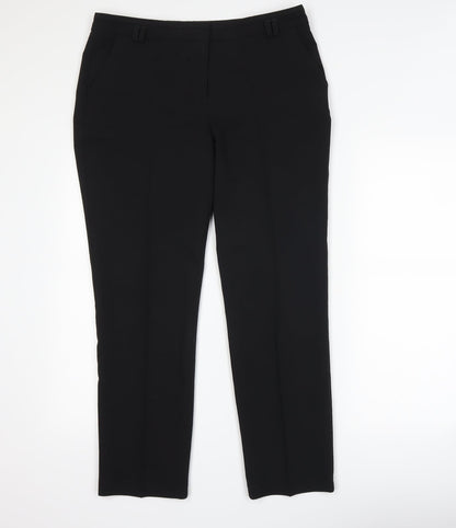 George Womens Black   Trousers  Size 12 L28 in