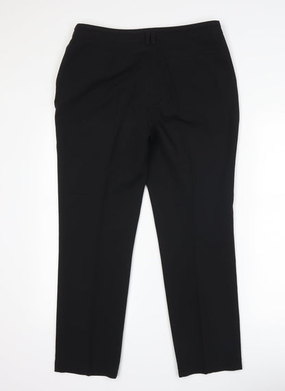 George Womens Black   Trousers  Size 12 L28 in