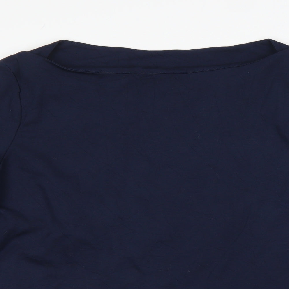 Womens UK Size 14 Marks and Spencer Blue Pullover Sweatshirt