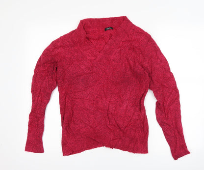 M&Co Womens Pink   Pullover Jumper Size M