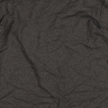 Primark Womens Grey Houndstooth  Jacket Blazer Size 10