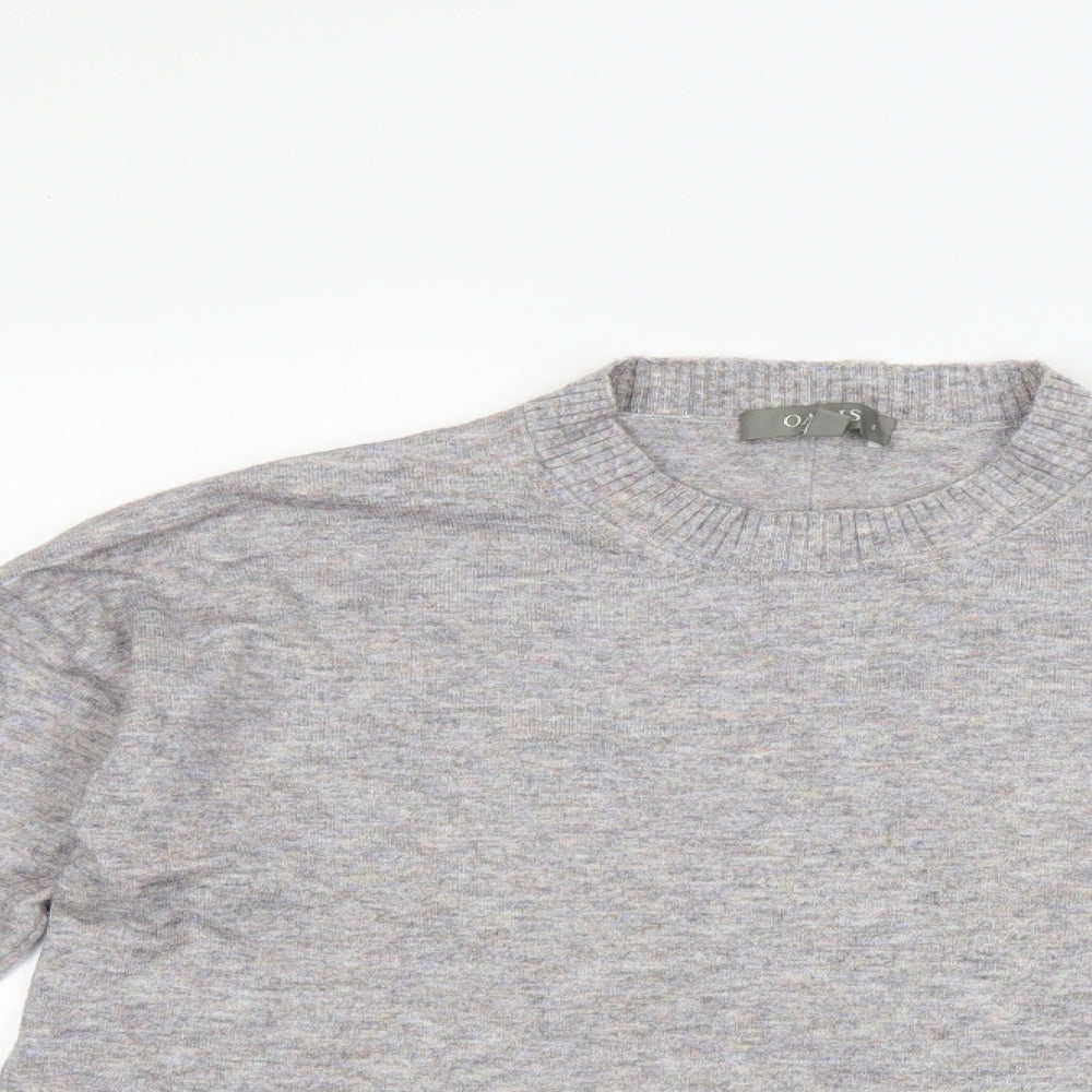 Oasis Womens Grey   Pullover Jumper Size S
