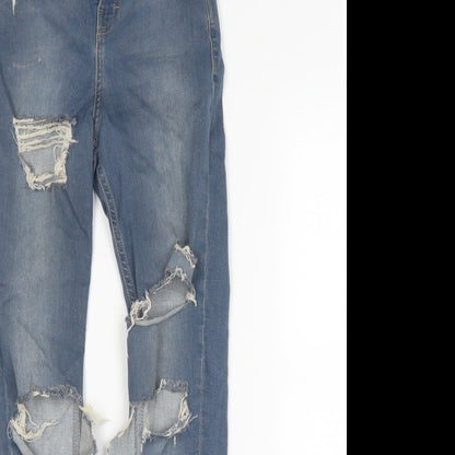 Topshop Womens Blue  Denim Skinny Jeans Size 25 L30 in