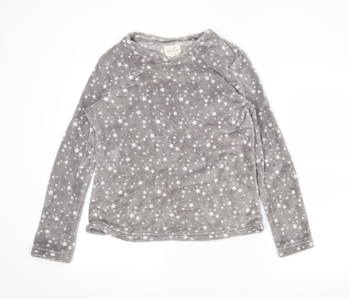 NEXT Womens Grey Solid  Top Pyjama Top Size M