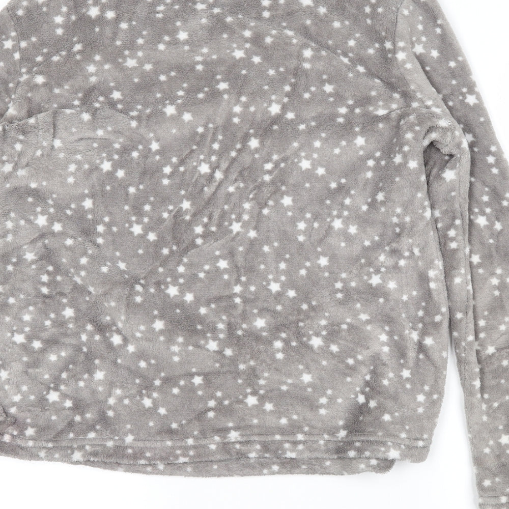 NEXT Womens Grey Solid  Top Pyjama Top Size M
