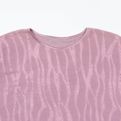 Womens UK Size XL Bonmarché Pink Basic Blouse