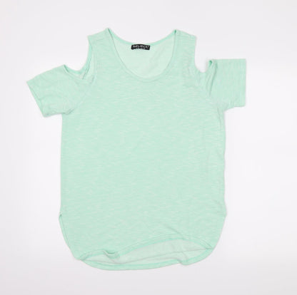 Womens UK Size 10 Select Green Tunic Blouse