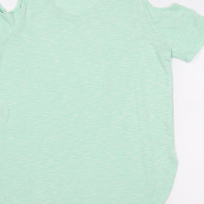 Womens UK Size 10 Select Green Tunic Blouse