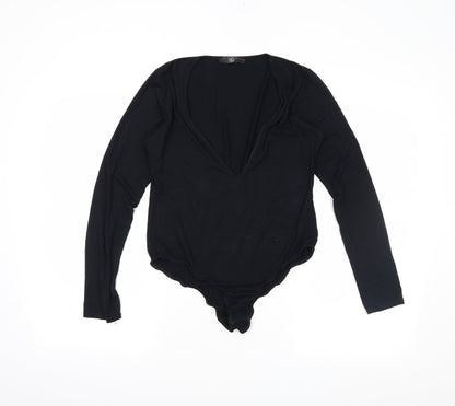 Missguided Womens Black   Bodysuit One-Piece Size 12