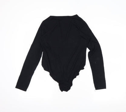 Missguided Womens Black   Bodysuit One-Piece Size 12