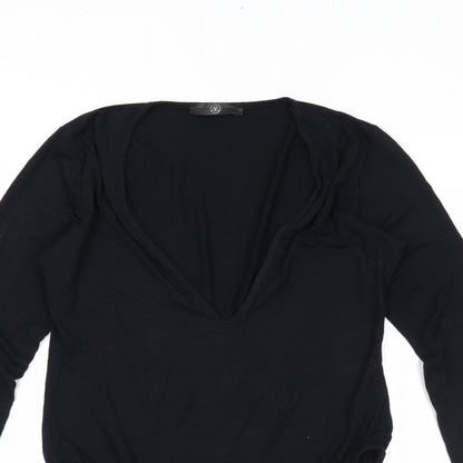 Missguided Womens Black   Bodysuit One-Piece Size 12