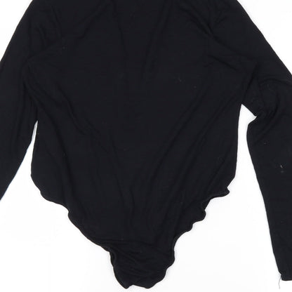 Missguided Womens Black   Bodysuit One-Piece Size 12