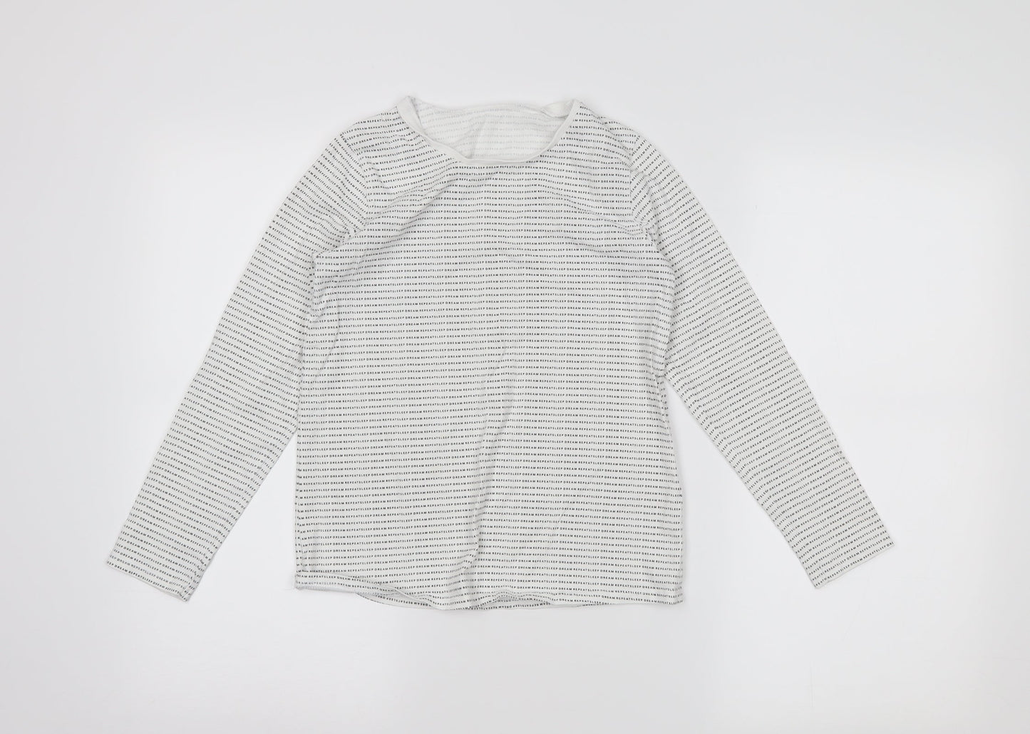 George Girls White   Basic T-Shirt Size 10-11 Years
