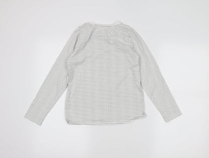 George Girls White   Basic T-Shirt Size 10-11 Years