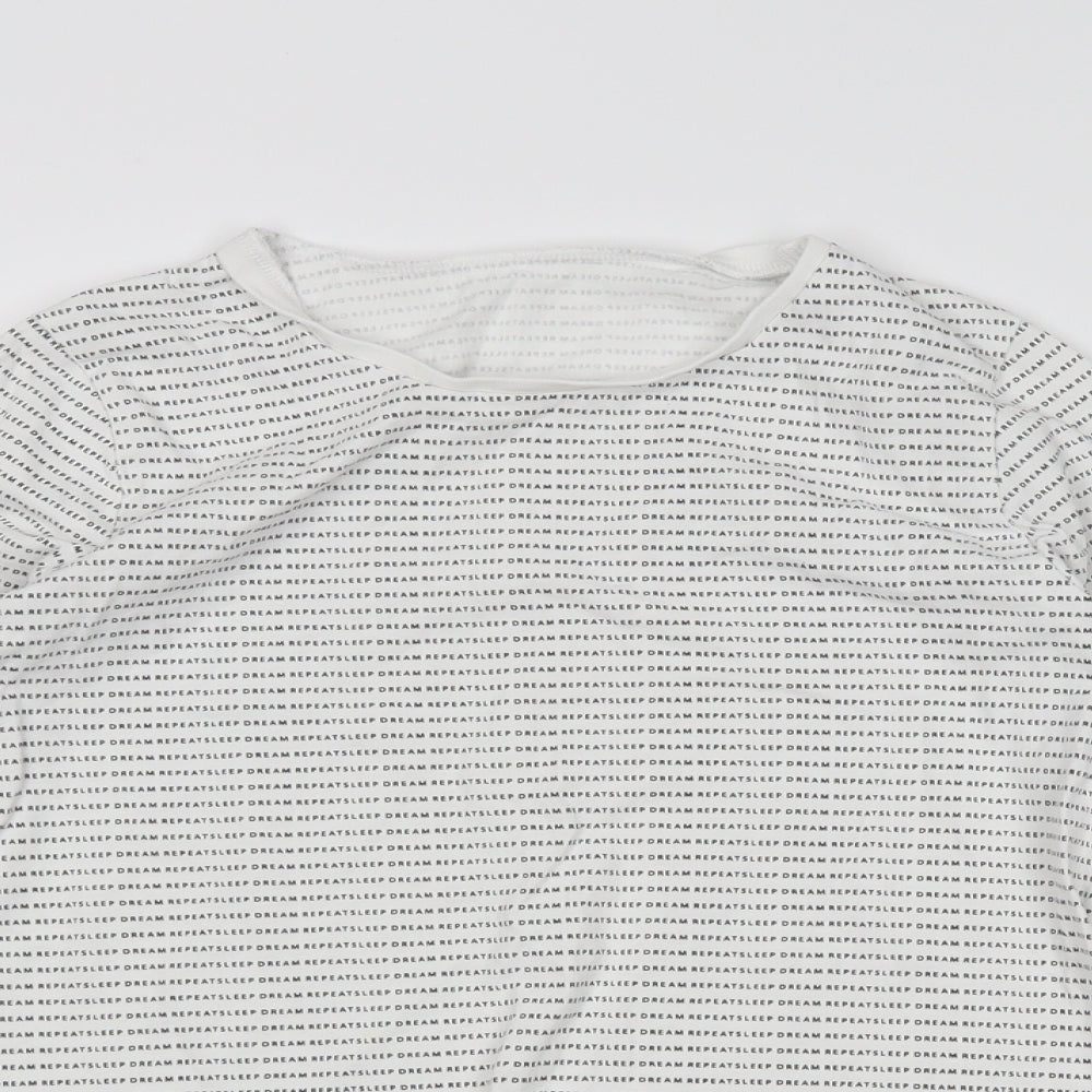 George Girls White   Basic T-Shirt Size 10-11 Years