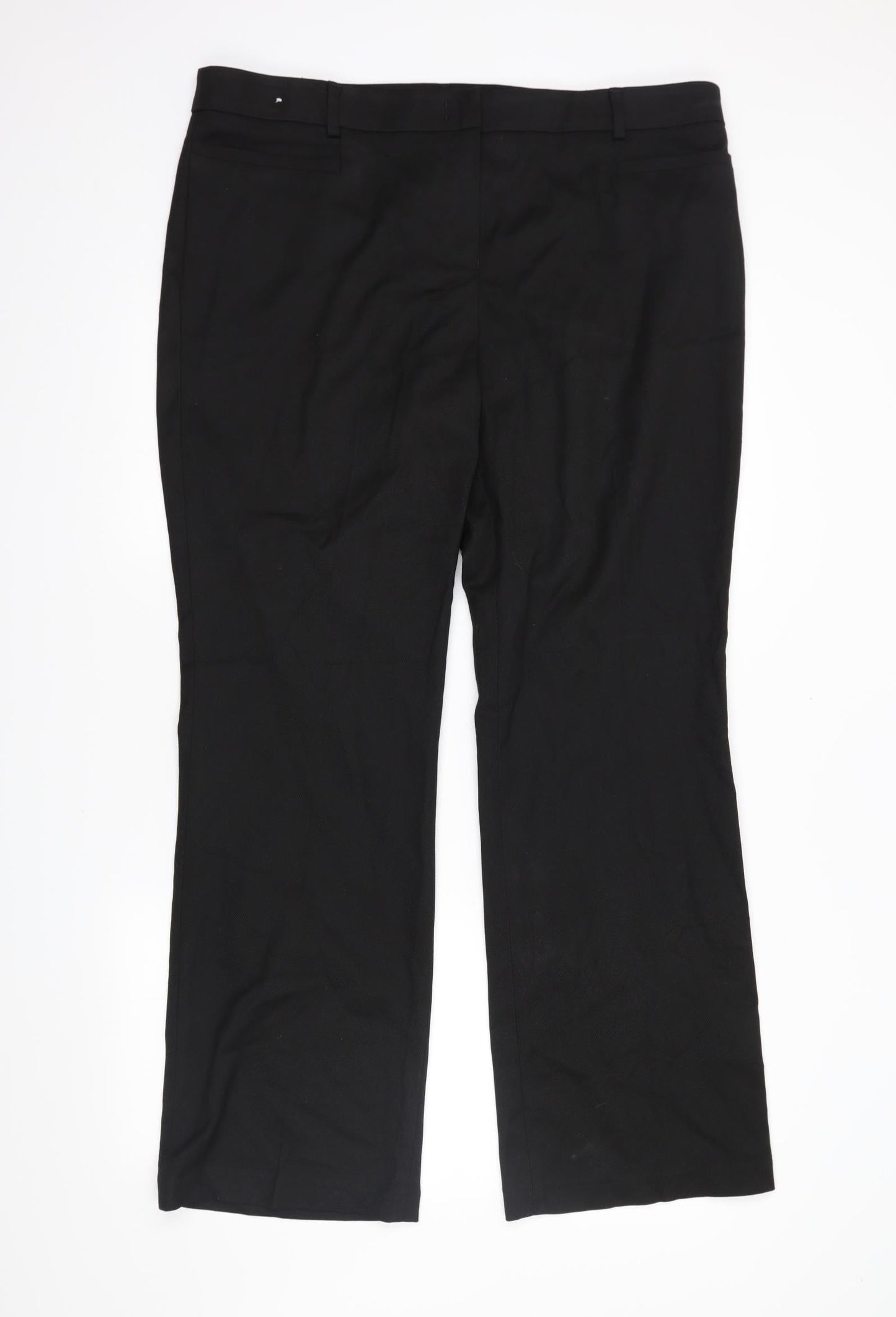 Womens UK Size 16 NEXT Regular Fit  Black Trousers