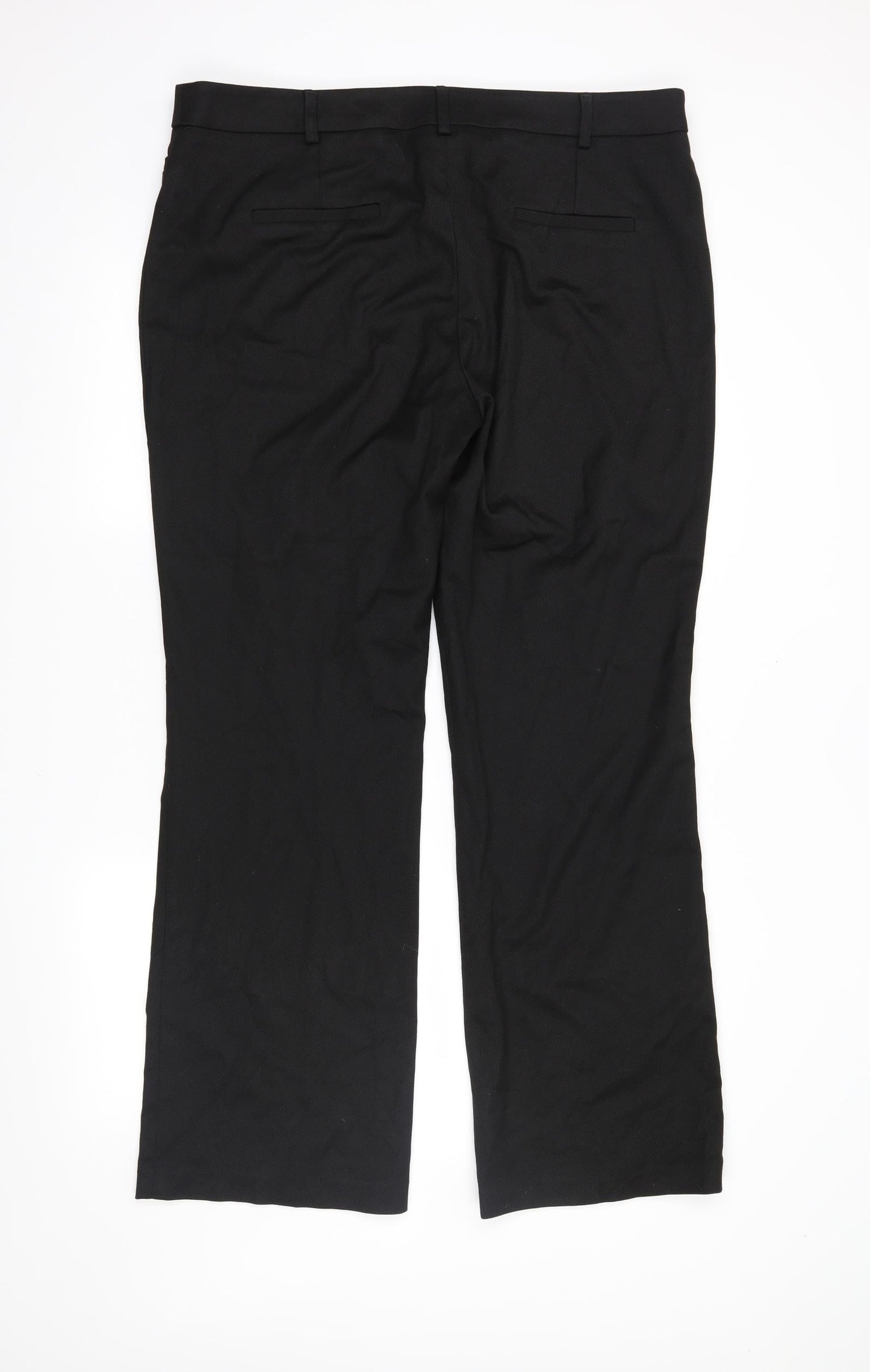 Womens UK Size 16 NEXT Regular Fit  Black Trousers