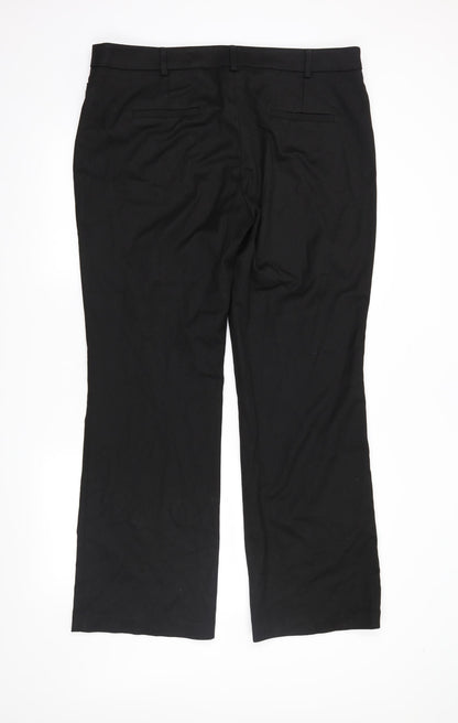 Womens UK Size 16 NEXT Regular Fit  Black Trousers