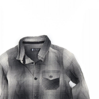 Very Boys Grey Plaid  Basic Button-Up Size 18-24 Months