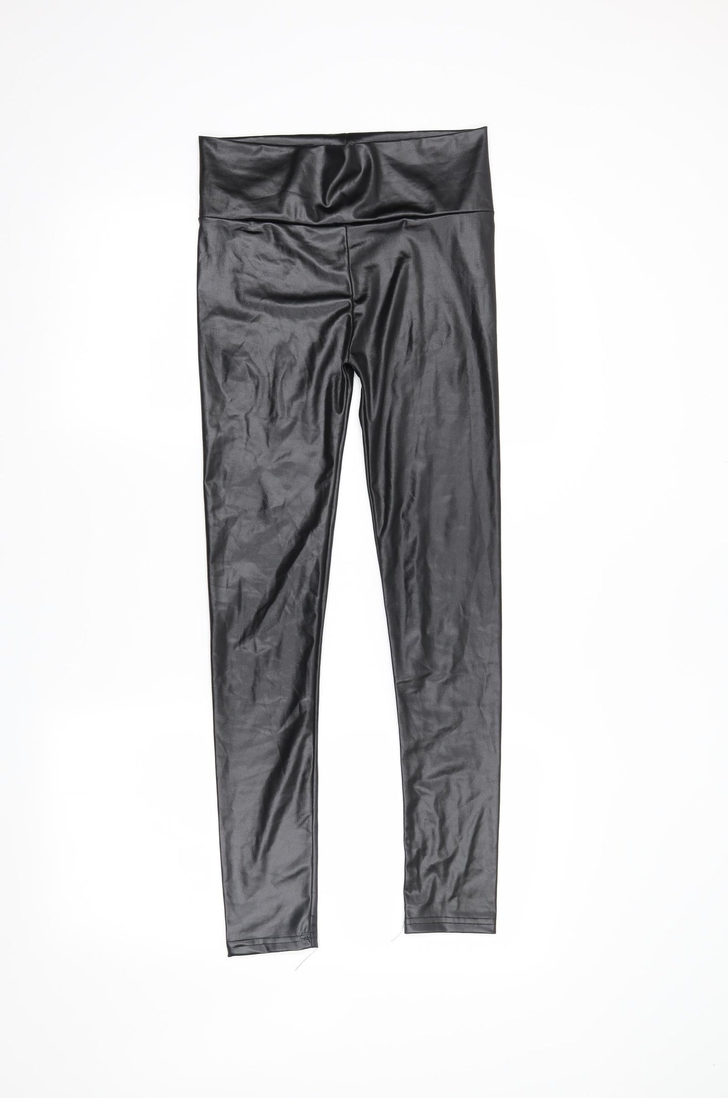 Yoins Womens Black   Pedal Pusher Leggings Size S L28 in