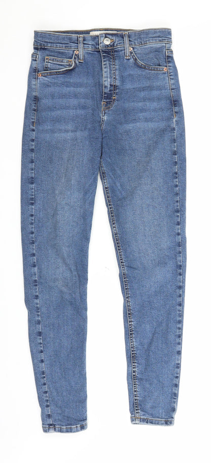 Topshop Womens Blue  Denim Jegging Jeans Size 28 in L26.5 in