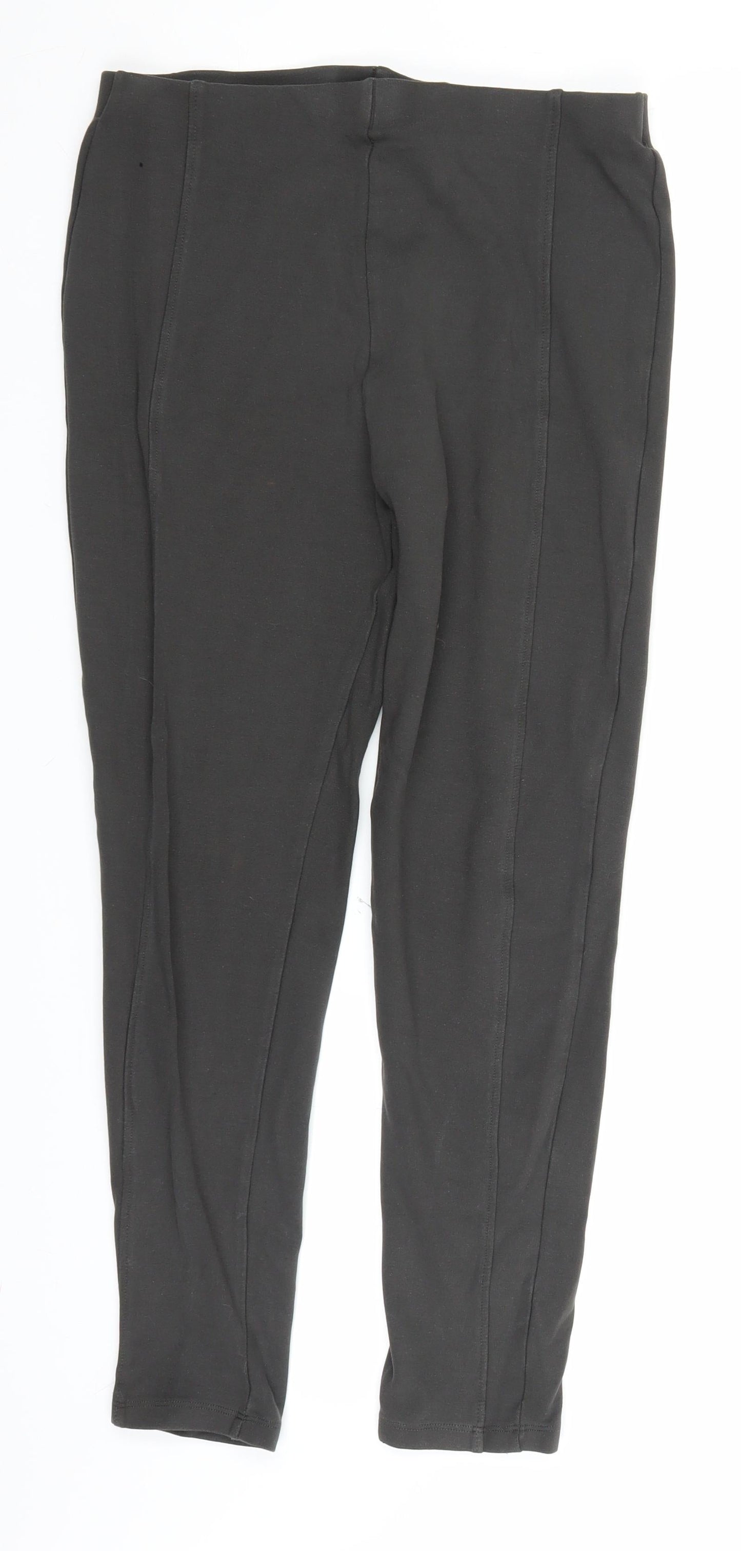 Womens UK Size 14 Marks and Spencer Regular Fit  Grey Trousers