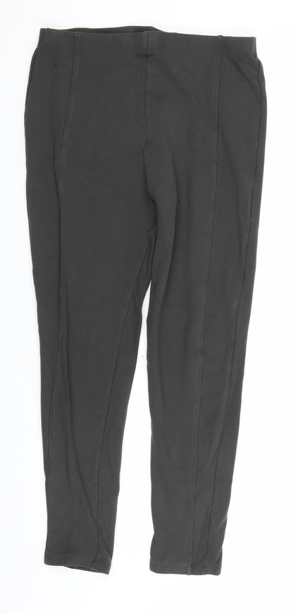 Womens UK Size 14 Marks and Spencer Regular Fit  Grey Trousers
