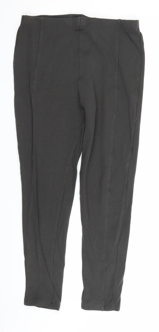 Womens UK Size 14 Marks and Spencer Regular Fit  Grey Trousers