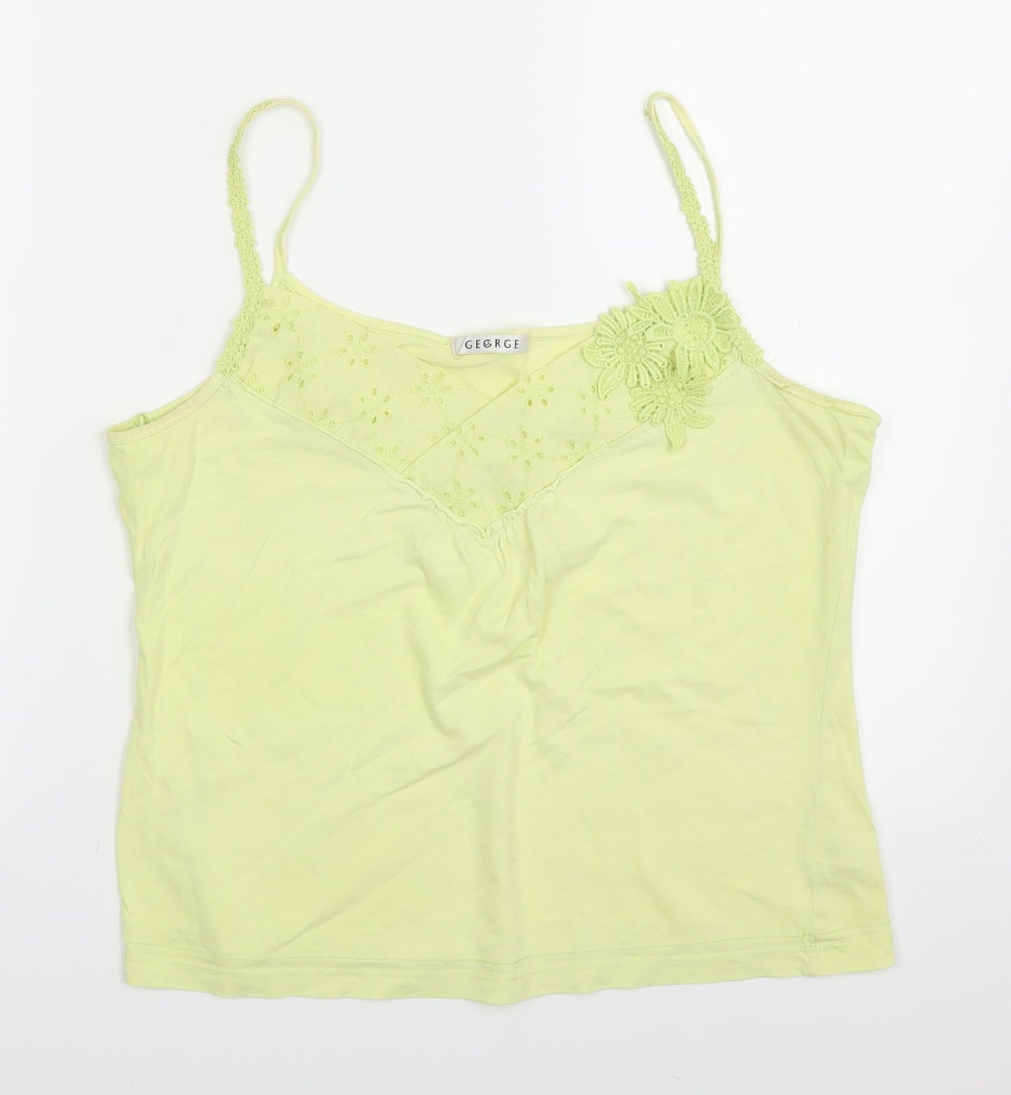 George Womens Yellow   Camisole Tank Size 16