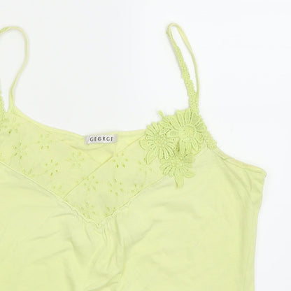 George Womens Yellow   Camisole Tank Size 16