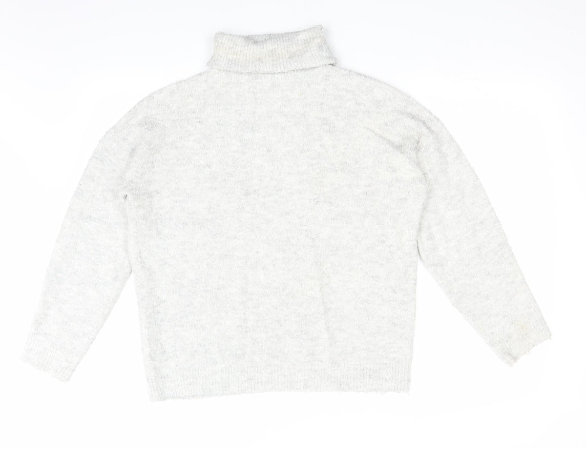 Dorothy Perkins Womens White   Pullover Jumper Size M