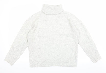 Dorothy Perkins Womens White   Pullover Jumper Size M