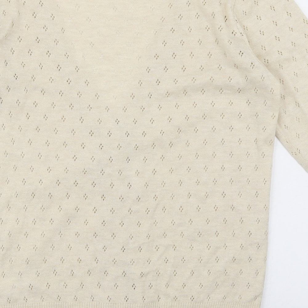 G21 Womens Beige   Cardigan Jumper Size 10