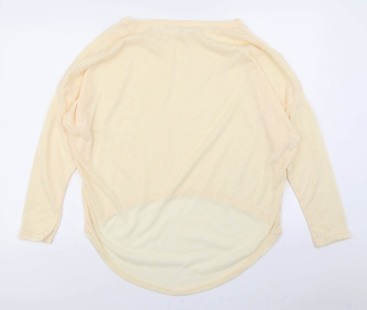 Vicabo Womens Yellow   Basic T-Shirt Size S