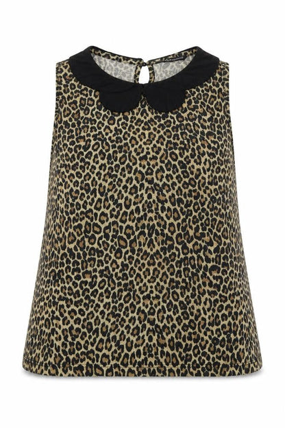 Womens UK Size 10 Internacionale Brown Basic Tank