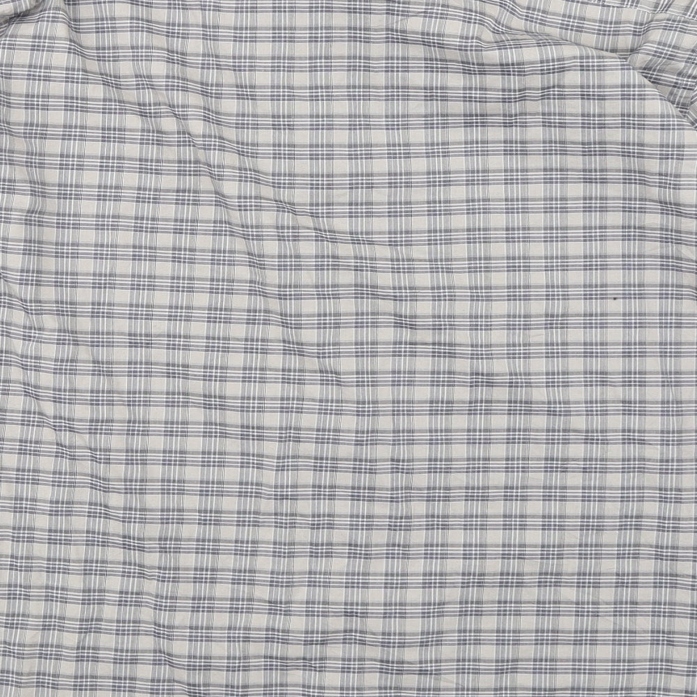 Mens UK Size XL Lucky Brand Grey  Button-Up Long Sleeve Casual Shirt