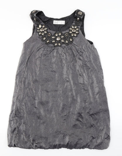 Internacionale Womens Grey   A-Line  Size 10
