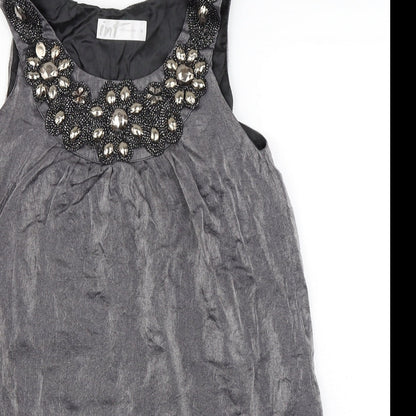Internacionale Womens Grey   A-Line  Size 10