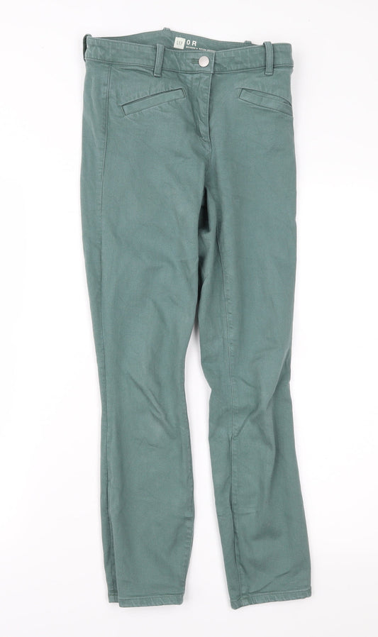 Gap Womens Green  Denim Skinny Jeans Size 26 in L26 in