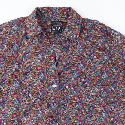 Womens UK Size XS Gap Multicoloured Basic Button-Up