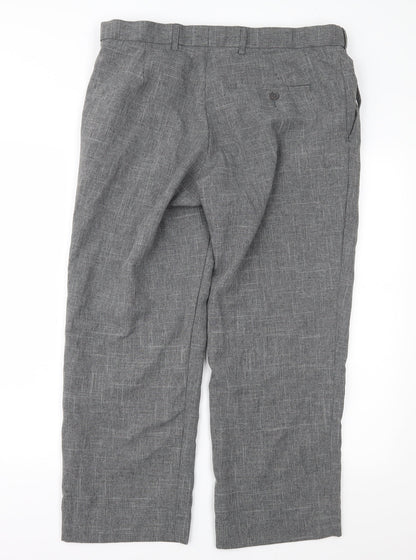 Marks and Spencer Mens Grey   Trousers  Size 36 in L26 in