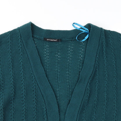 Atmosphere Womens Green  Knit Cardigan Jumper Size 8