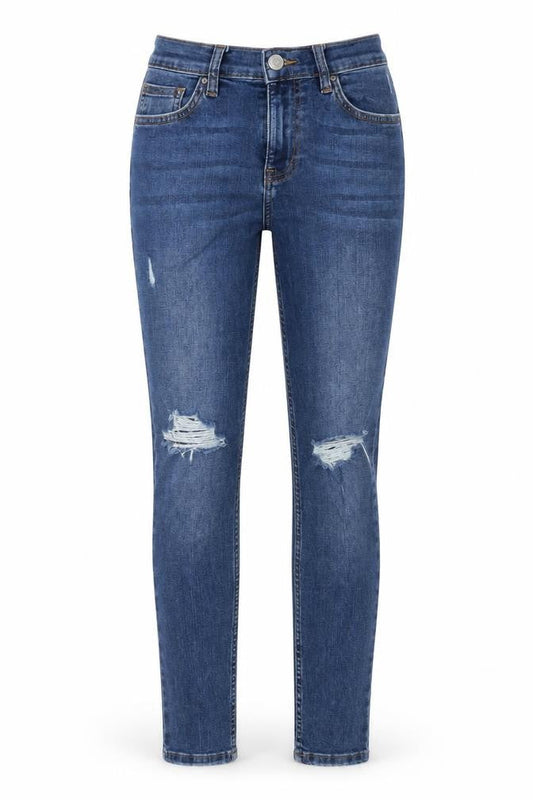 Womens UK Size 26 in Topshop Regular Fit Skinny Blue Jeans