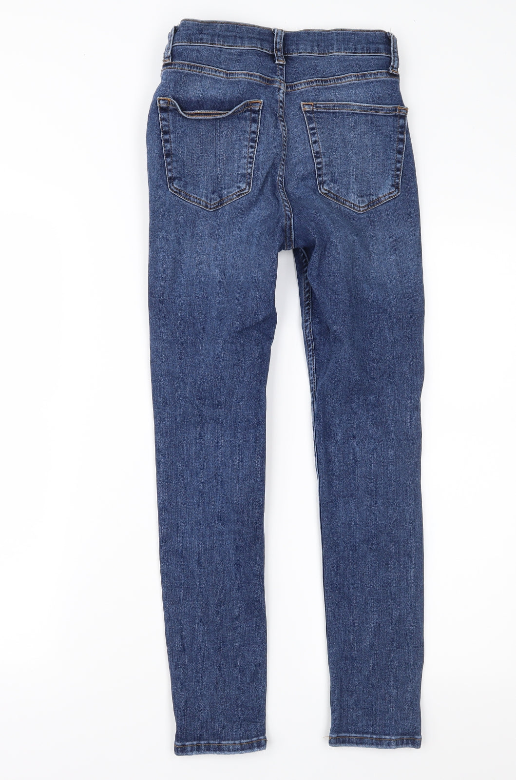 Topshop Womens Blue  Denim Skinny Jeans Size 26 in L30 in