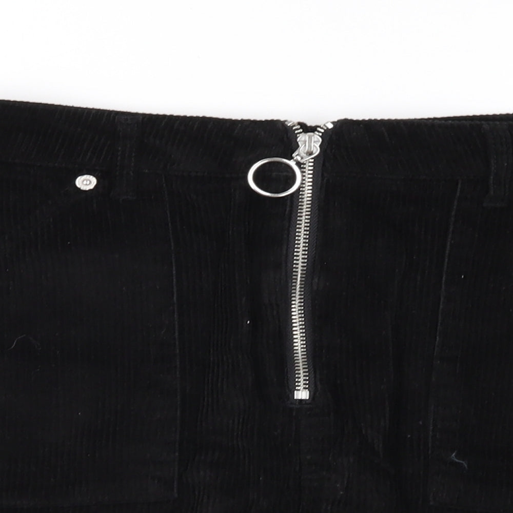 Womens UK Size 8 Topshop A-Line Corduroy Skirt