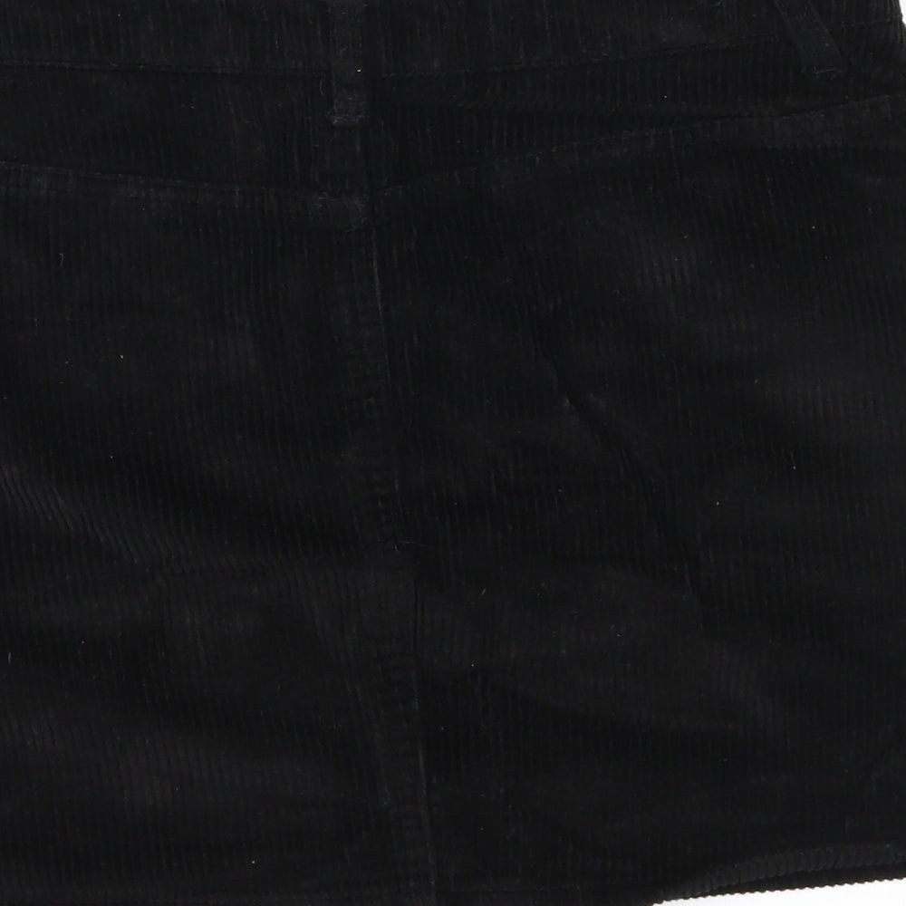 Womens UK Size 8 Topshop A-Line Corduroy Skirt