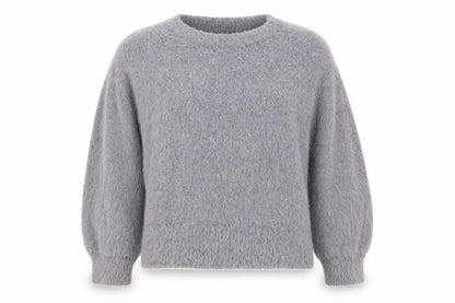 New Look Womens Grey  Knit Pullover Jumper Size L