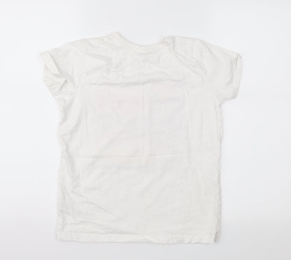 Primark Boys White   Basic T-Shirt Size 10-11 Years