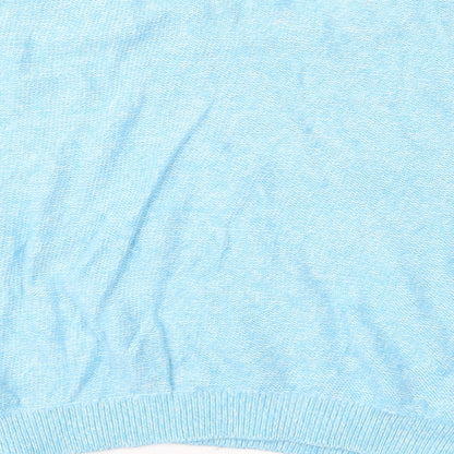 Topshop Womens Blue  Knit Pullover Jumper Size 8